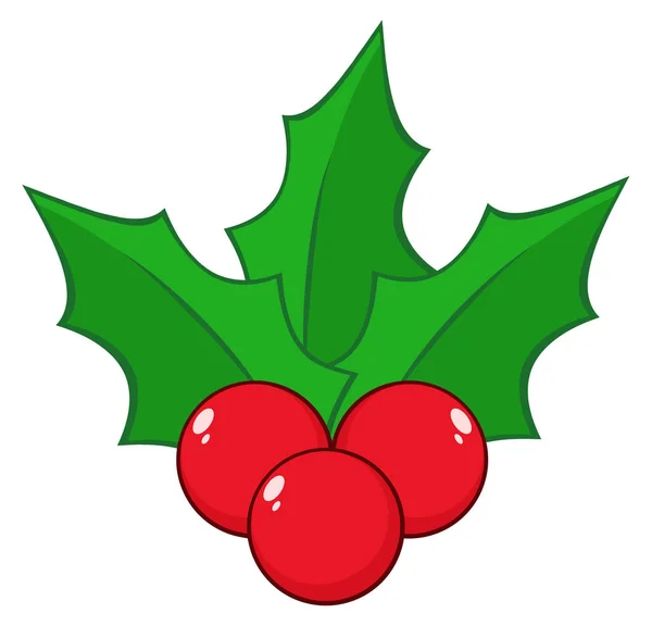 Χριστούγεννα holly μούρα — Διανυσματικό Αρχείο