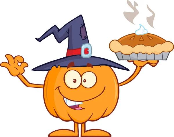 Funny Pumpkin charakter — Stockový vektor