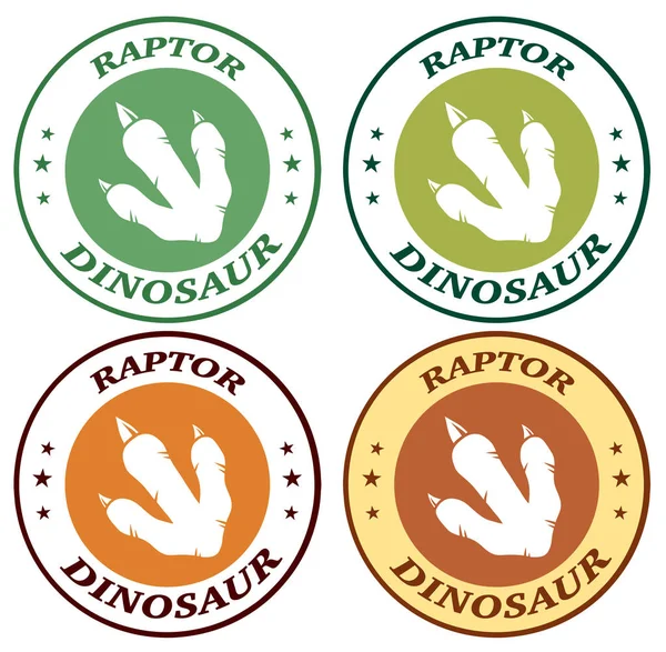 Huella de dinosaurio imágenes de stock de arte vectorial | Depositphotos Huella de dinosaurio imágenes de stock de arte vectorial | Depositphotos