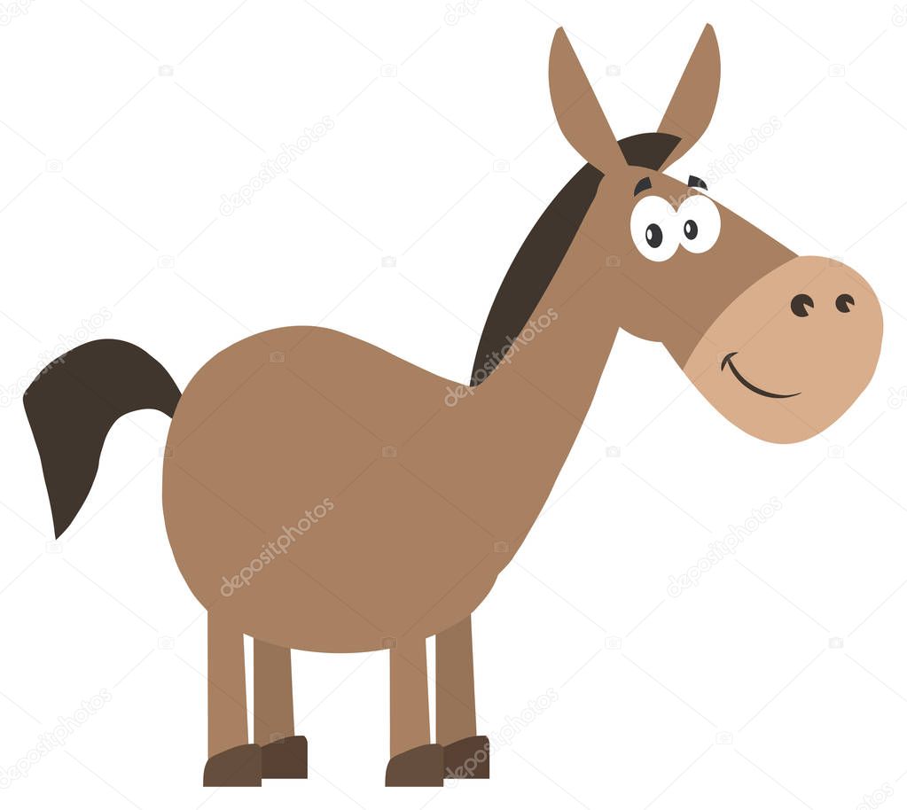 Donkey Cartoon Character