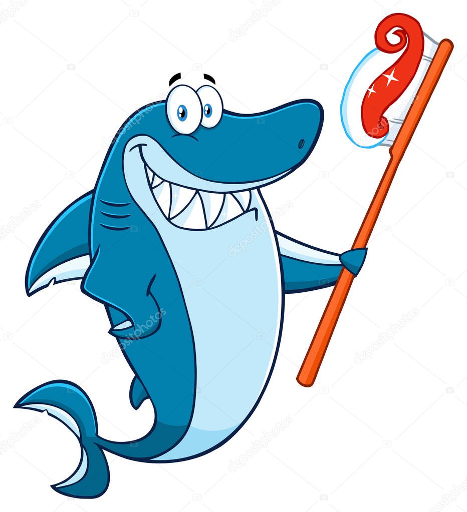 Shark Cartoon Mascot 