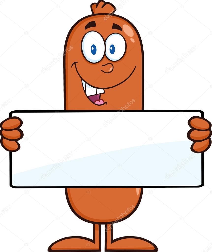 Sausage Cartoon Character