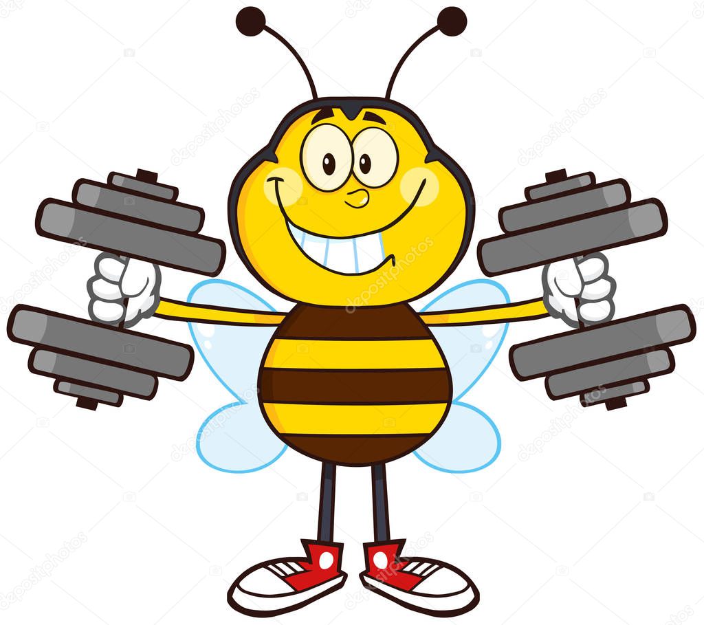 Bee Cartoon Character