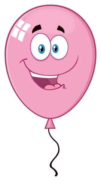Balão rosa feliz —  Vetores de Stock