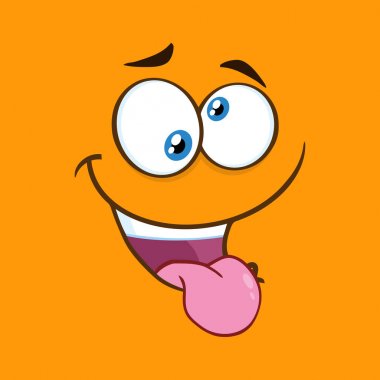 Crazy karikatür face 