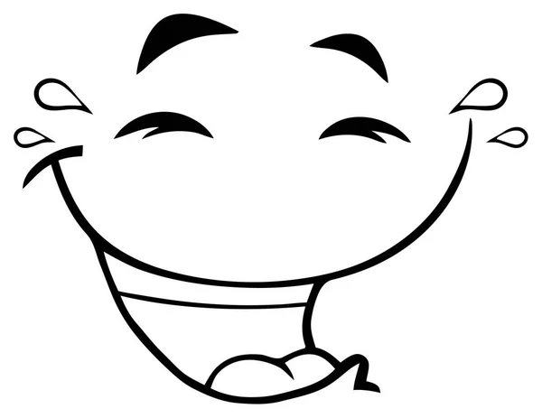 Uśmiechniętą twarz kreskówka — Wektor stockowy