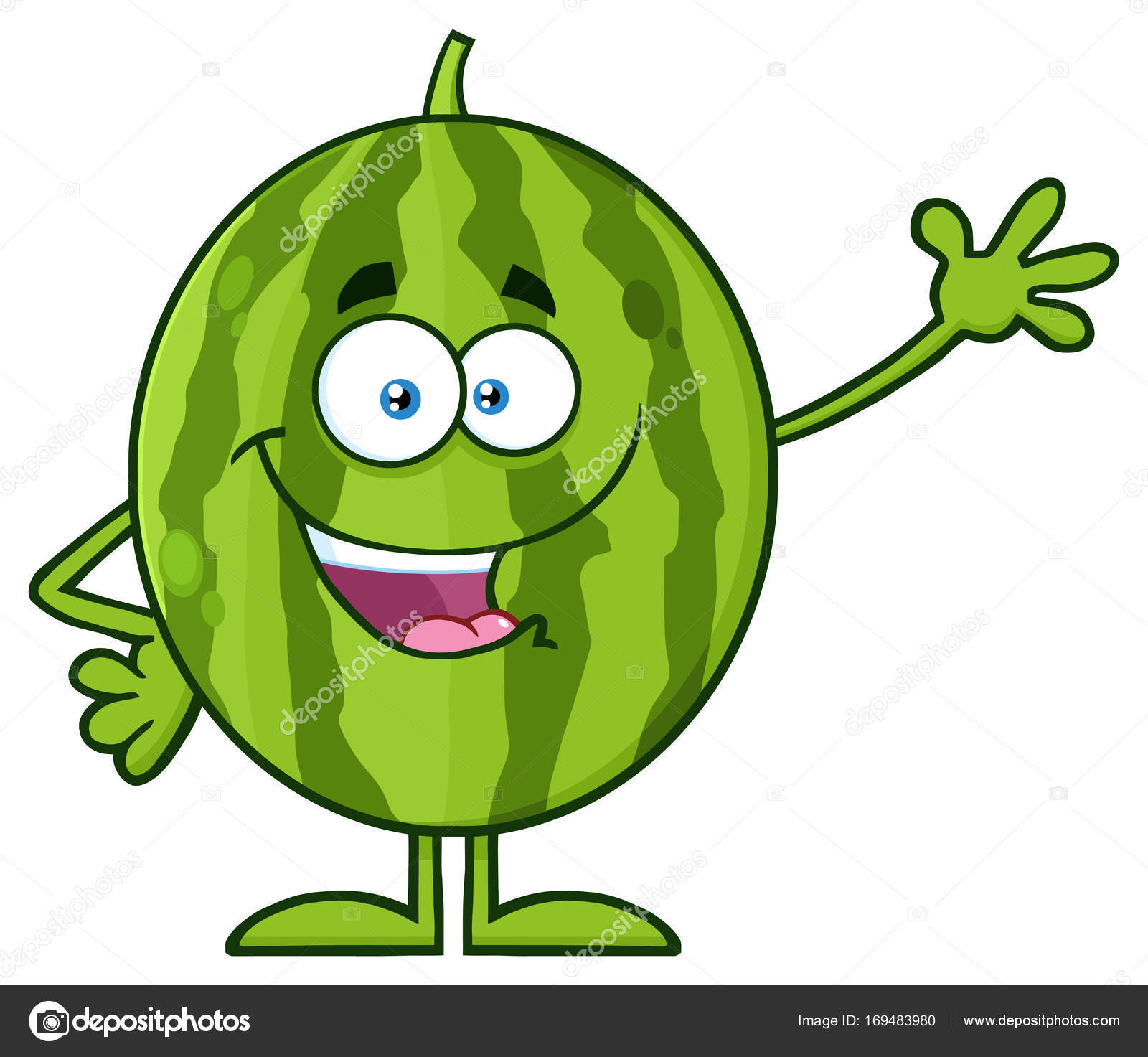 Watermelon Cartoon Character Stock Vector Image by ©HitToon #169483980 Watermelon Cartoon Character Stock Vector Image by ©HitToon #169483980