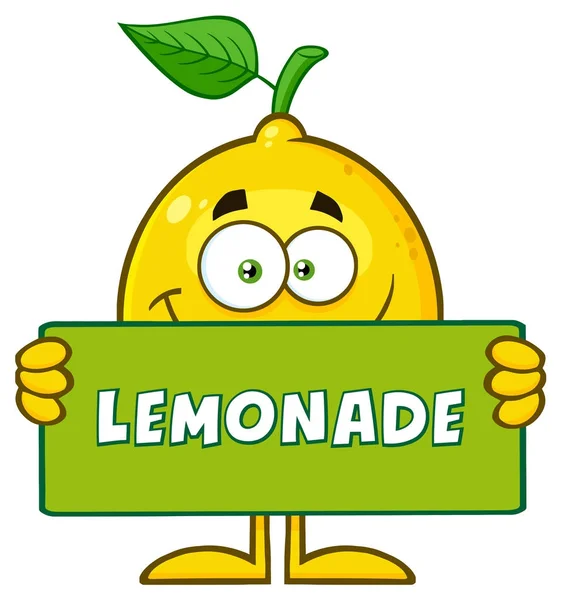 Лимонний мультиплікаційний персонаж — стоковий вектор