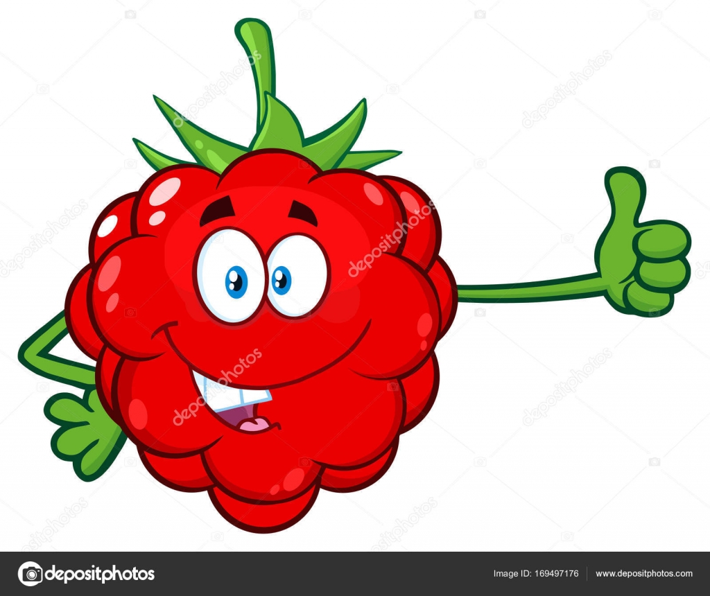 Raspberry cartoon Vector Art Stock Images | Depositphotos