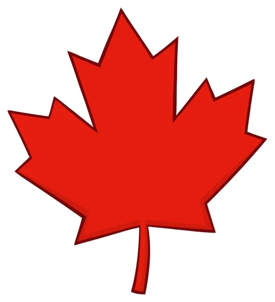 Kanadensiska Maple Leaf ritning — Stock vektor