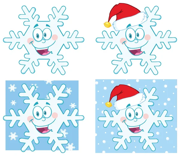 Cartoon snowflakes Vector Art Stock Images | Depositphotos Cartoon snowflakes Vector Art Stock Images | Depositphotos