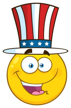 Sarı Çizgi Film Emoji Surat Karakteri 