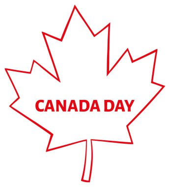 Kanada Kırmızı Akçaağaç Yaprak Çizgi Filmi Maskot Karakteri