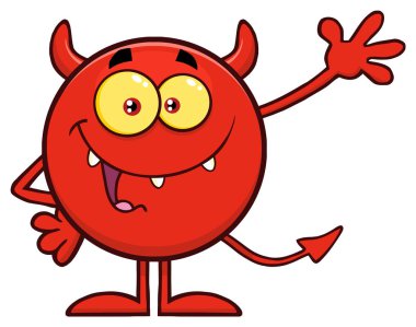 Şeytan Çizgi Filmi Emoji Karakteri