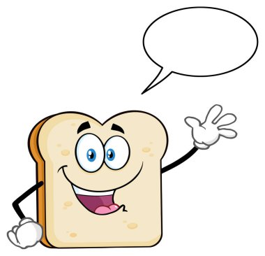 Ekmek Dilimi Çizgi Film Maskotu Karakteri