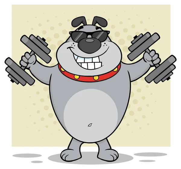 Personaje Mascota Dibujos Animados Bulldog — Archivo Imágenes Vectoriales