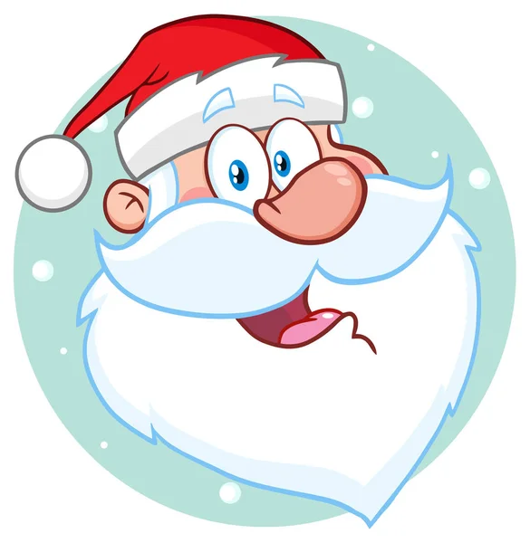 Χαρακτήρας Μασκότ Κινουμένων Σχεδίων Santa Claus — Διανυσματικό Αρχείο