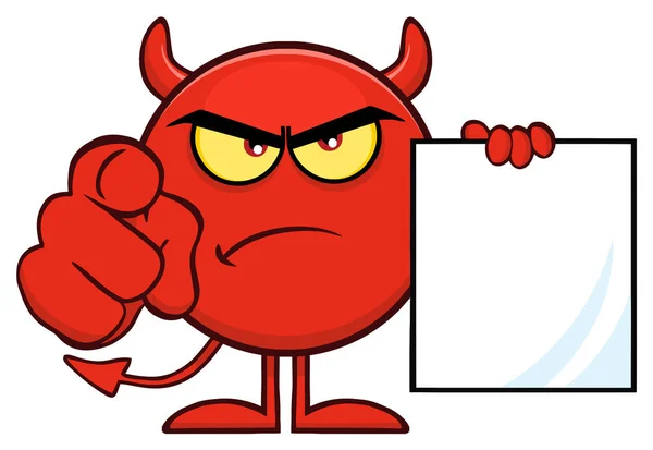Χαρακτήρας Emoji Devil Cartoon — Διανυσματικό Αρχείο