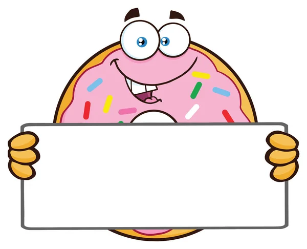 Шоколад Donut Cartoon Mascot Character — стоковий вектор
