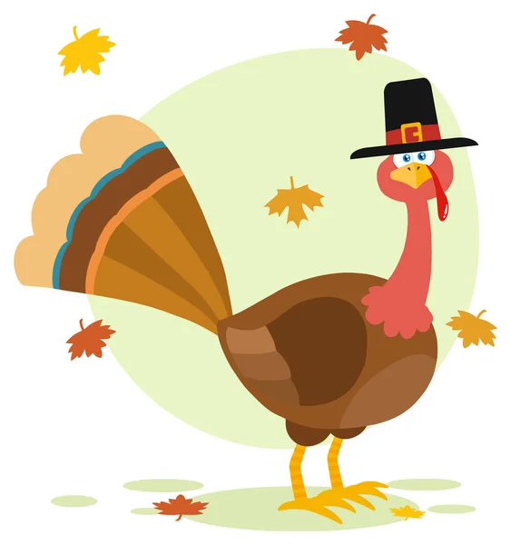 Thanksgiving Turkey Bird Vector Illustration — Stock Vector