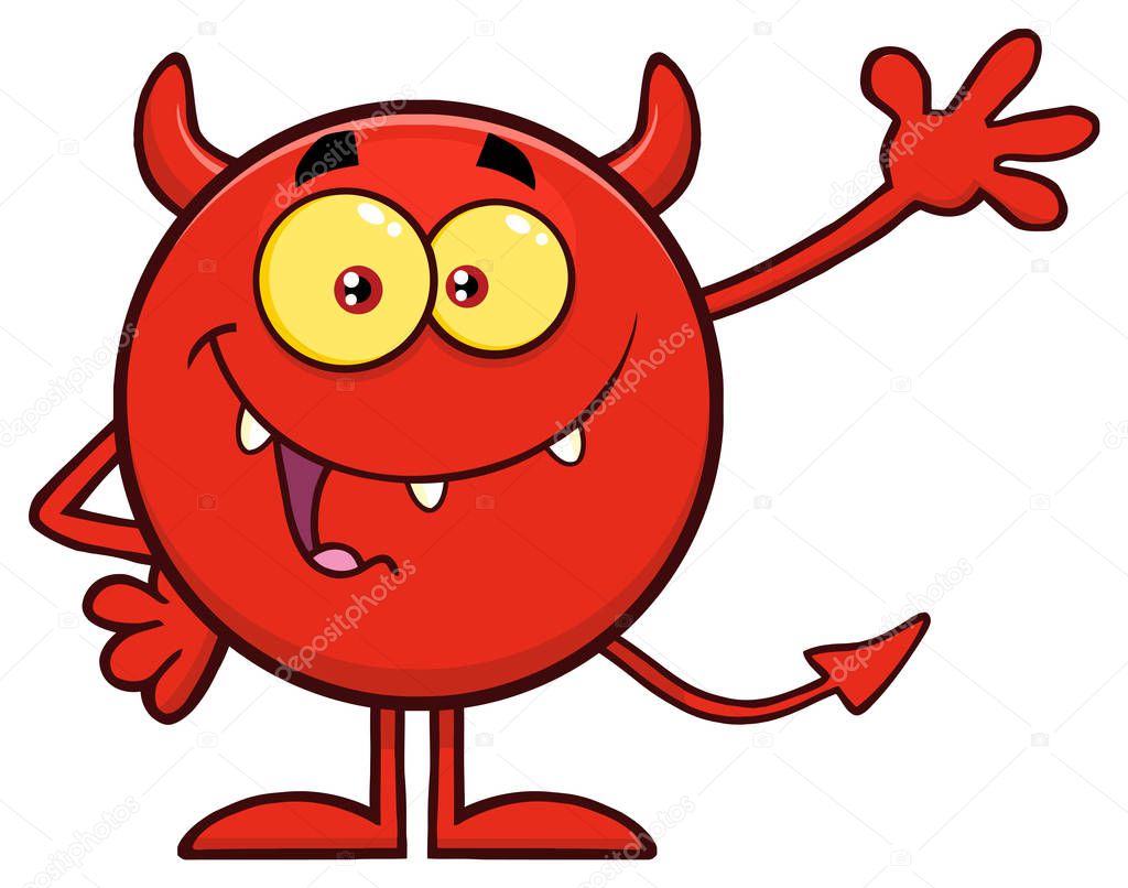 Devil Cartoon Emoji Character