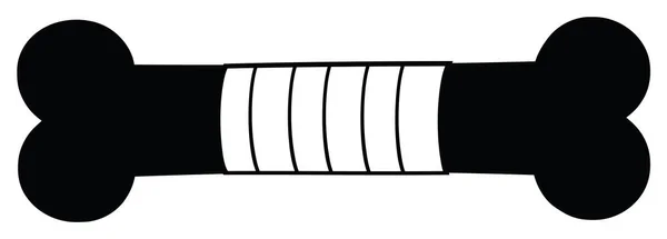 Izolované Zobrazení Vektoru Kresby Kresby Zlomeniny Kosti — Stockový vektor