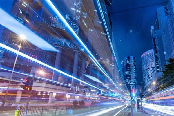 Traffico intenso all'Ammiragliato di Hong Kong — Foto Stock