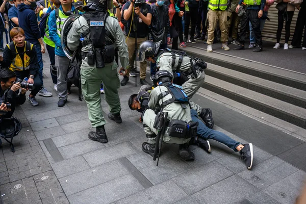 Hong Kong January 2020 2020 Karma Commies Universal Siege Communists — 图库照片