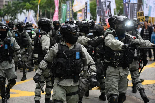 Hongkong Ledna 2020 Milion Účastníků Demonstrace Požadavek Všeobecného Volebního Práva — Stock fotografie