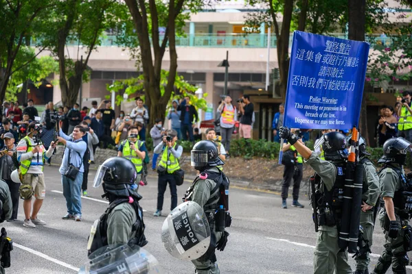 Sheung Shui Hong Kong Jan 2020 000 People Marched Peacefully — Stock Fotó