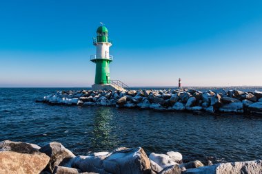 Warnemuende (Almanya) kışın mole
