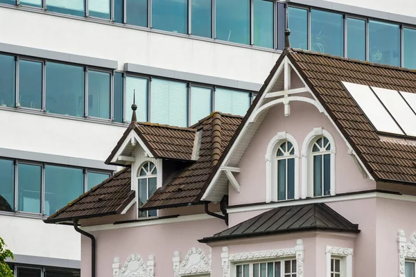 Detail of Buildings in Rostock, Germany — Stock Photo, Image