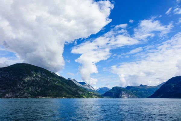 View to the Storfjord in Norway — Stock Photo, Image