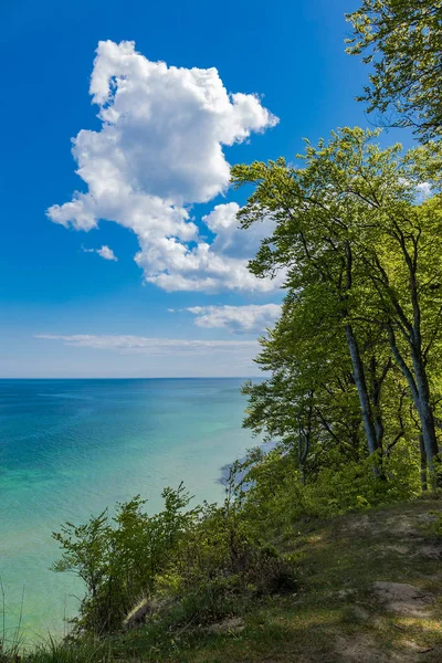 Costa del Mar Baltico sull'isola di Ruegen in Germania — Foto Stock