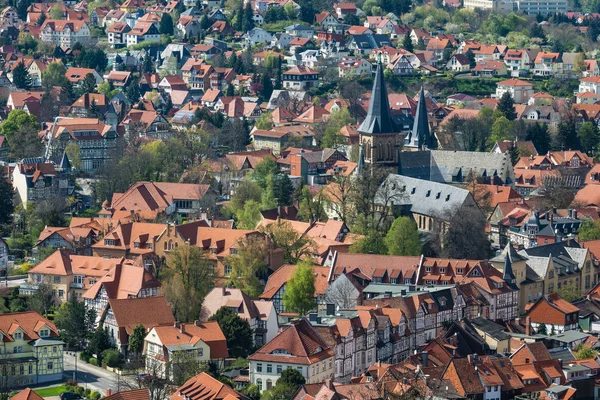Blick auf die Stadt Wernigerode, Deutschland — Stockfoto