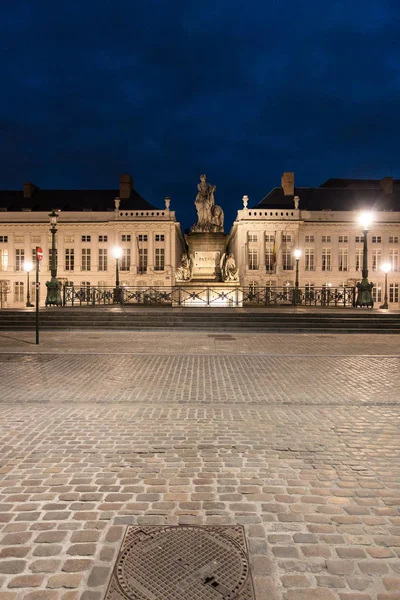 Történelmi épületek a városban, Brüsszel, Belgium — Stock Fotó