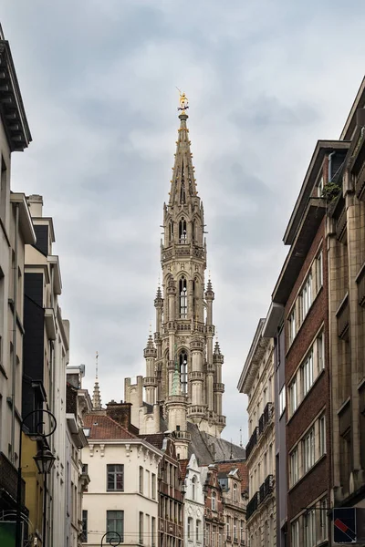 Prédios históricos na cidade Bruxelas, Bélgica — Fotografia de Stock