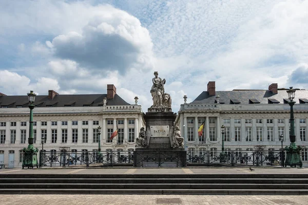 Történelmi épületek a városban, Brüsszel, Belgium — Stock Fotó