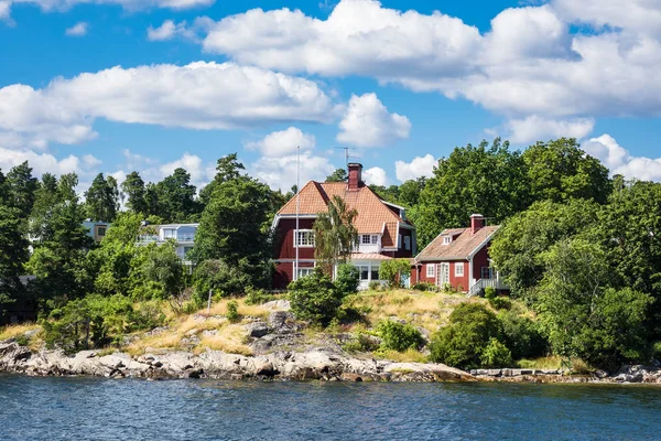 Szigetcsoport a Balti-tenger partján, Svédország — Stock Fotó