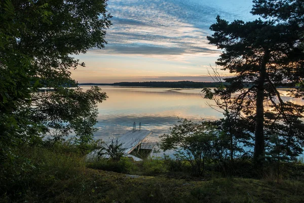 Arcipelago sulla costa del Mar Baltico in Svezia — Foto Stock