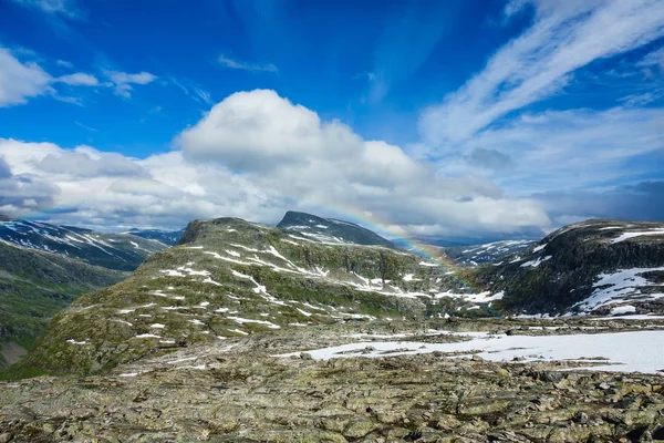 Uitzicht vanaf de berg Dalsnibba in Noorwegen — Stockfoto