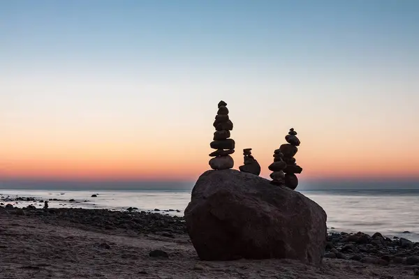 Tarde en la orilla del Mar Báltico — Foto de Stock