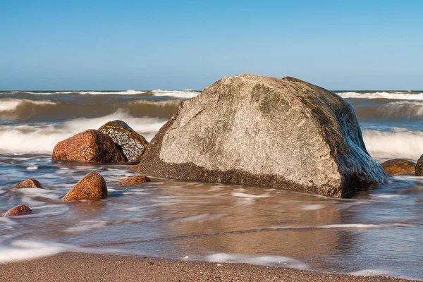 Stones on shore of the Baltic Sea — Stock Photo, Image