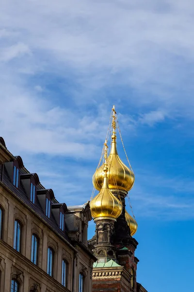 Edificio en la ciudad Copenhague, Dinamarca — Foto de Stock