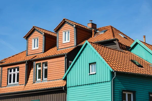 Edifício na cidade Wernigerode, Alemanha — Fotografia de Stock