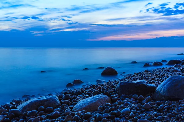 Večer na břehu Baltského moře — Stock fotografie
