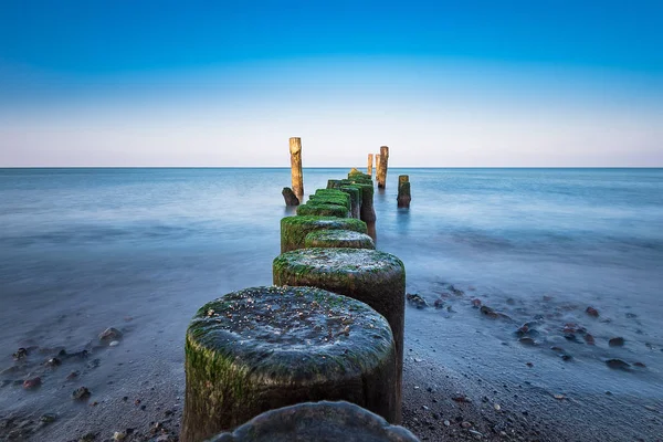 Costa do Mar Báltico em Graal Mueritz, Alemanha — Fotografia de Stock