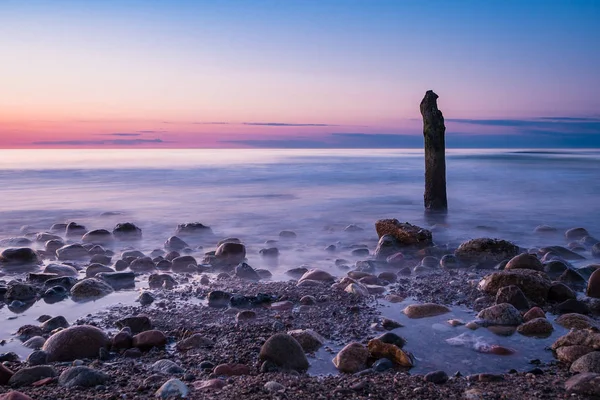 Baltic Sea coast in the evening in Kuehlungsborn, Germany — Stock Photo, Image