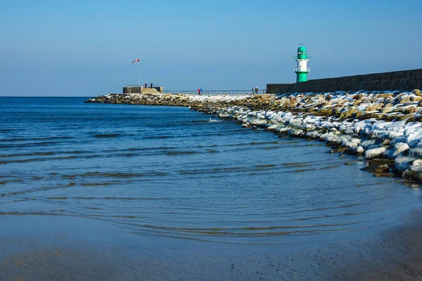 Mole in wintertijd in Ancona, Duitsland — Stockfoto