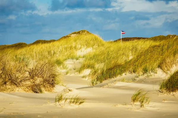 Dunas en la isla del Mar del Norte Amrum, Alemania —  Fotos de Stock